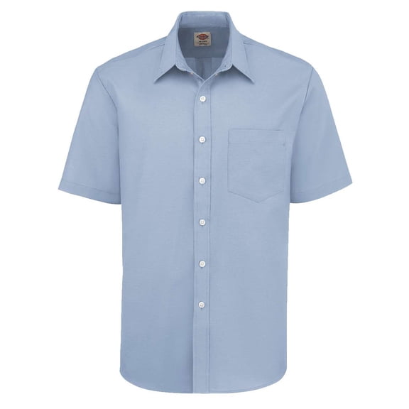 Ss46Lb Men's Button Collar Oxford Shirt, 18-1/ 2 Neck, Light Blue