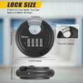 thumbnail image 2 of Candado combinado DAYGOS Outdoor Heavy Duty negro, 2 of 9