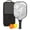 Black-2, variant on Pickleball Paddles Set Of 1, Fiberglass Surface, Liquid & Marble Print, 1 Paddles, 2 Balls & Bag