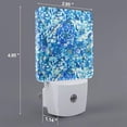 thumbnail image 2 of Salouo Vibrant Blue Floral for Night Lights Plug into Wall 1 Pack, 0.5W Plug in Night Light with Dusk-to-Dawn Light Sensor LED Nightlight for Bathroom, Adult, Hallway-US, 2 of 7