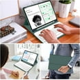 thumbnail image 5 of Bluetooth Keyboard Shockproof Auto Wake / Sleep Cover with Pencil Holder for iPad Air 2nd 1st Gen 9.7 inch Dark Green, 5 of 5