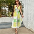 thumbnail image 5 of Lunarable Pineapple Art Sleeveless Dress Women's Summer Suit Dresses for Women 2025 Luxury Party Dress, 5 of 7