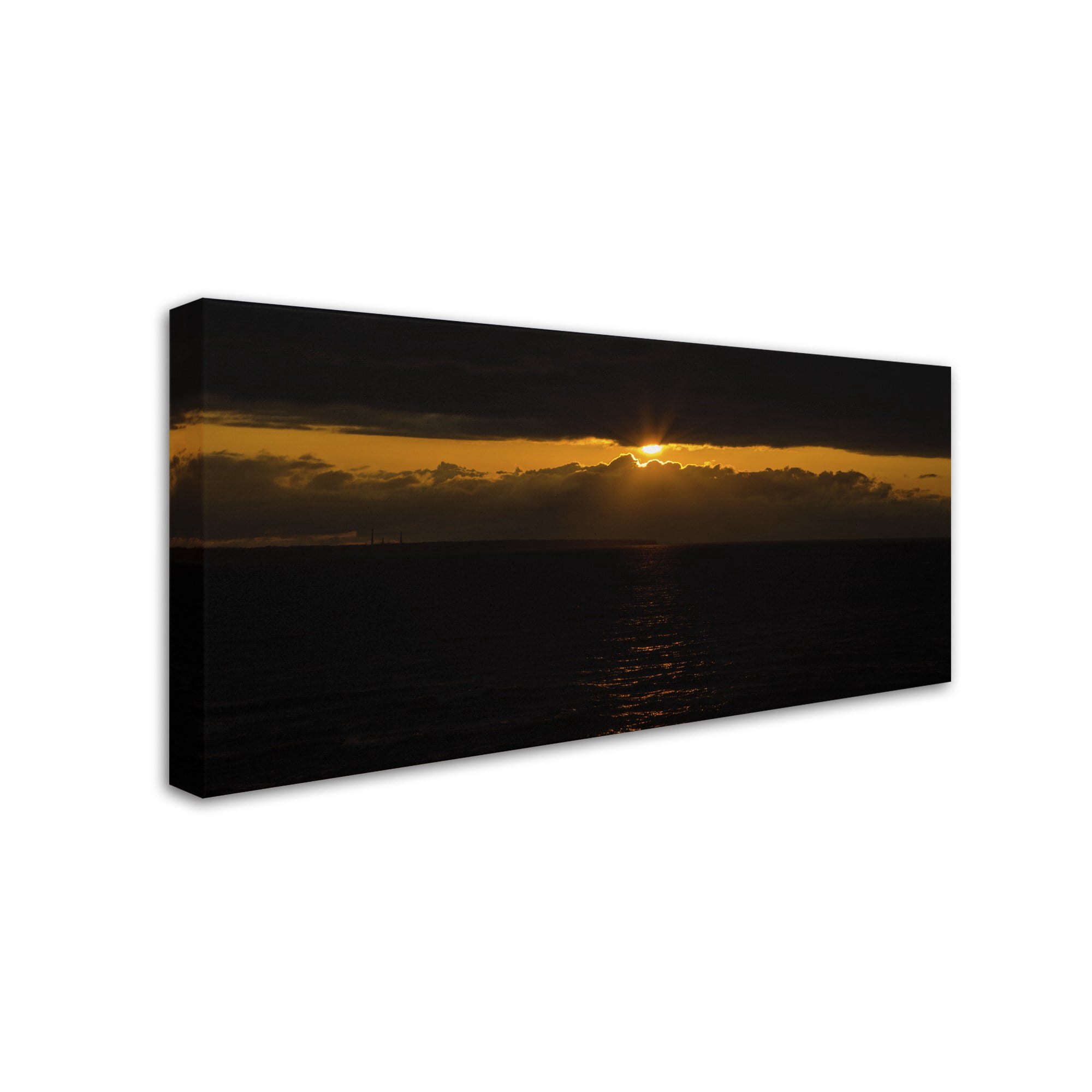 Trademark Fine Art "Cool Sunset" Canvas Art by Kurt Shaffer