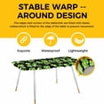 thumbnail image 4 of St. Patrick's Day Table Cloths for 8 Foot Rectangle Tables, Watercolor Green Shamrock Polka Dots Black Patio Waterproof Elastic Fitted Tablecloths, Washable Rectangular Table Cover for Camping, 4 of 8