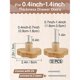 thumbnail image 4 of Beech Wood Drawer Knobs Cloud-Shaped Wooden Dresser Pulls, 4 of 5