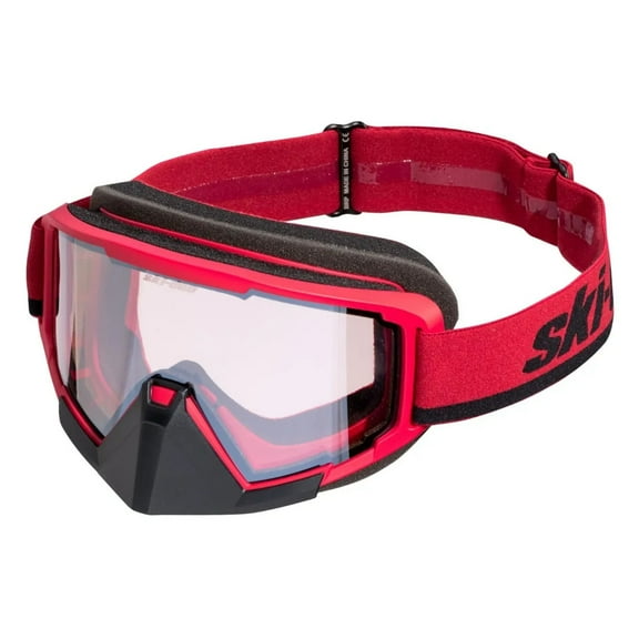 Ski-Doo 4487610033 Trench XL Goggles Snocross Anti Fog Scratch Impact Resistant Double