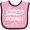 Pink and Black, variant on Inktastic Future Arborist Tree Care Job Boys or Girls Baby Bib