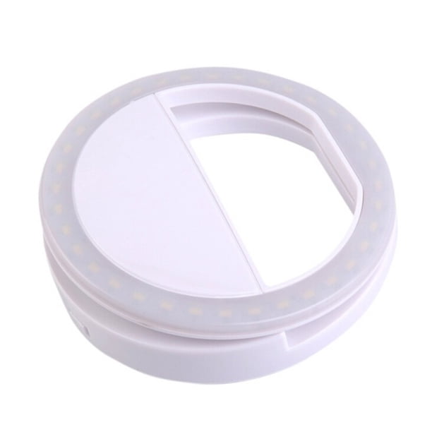 Pisexur Belleza Maquillaje Anillo de luz LED para selfies con flash para teléfono móvil, 36 LED, lámpara para selfies con clippara mujeres y hombres