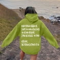thumbnail image 4 of Women's Word Graphic Vintage Hoodie Long Sleeve Sweatshirt, 4 of 6