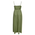 thumbnail image 5 of Wdgfv Women's Summer Smocked Maxi Dress Spaghetti Strap Flowy Swing A-Line Casual Beach Long Dress, 5 of 5