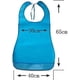 thumbnail image 3 of 1 Uds babero para adultos con bolsillo babero lavable impermeable para adultos mayores babero de plástico para adultos hombre mujer azul, 3 of 5