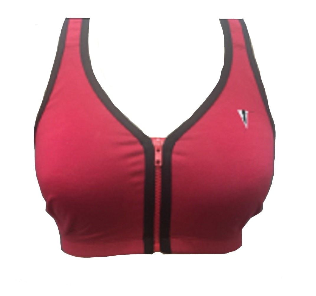 walmart zip up sports bra