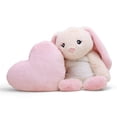 thumbnail image 5 of Hugimals Iggy the Bunny 4.5lbs Weighted Self Care Stuffed Animal Stress Anxiety Relief Plush for Adults, Kids, 5 of 11