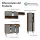 thumbnail image 4 of Cocina Integral Completa Madesa Emilly Pop 229cm Marrón/Gris, 4 of 10