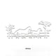 thumbnail image 5 of Inteprter Troquel de acero al carbono con forma de Animal, plantilla portátil para fiesta, banquete, álbum de recortes, plantilla de Artesanía, 5 of 6
