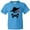 Pacific Blue, variant on Inktastic Pirate Skull and Cross Bones Youth T-Shirt
