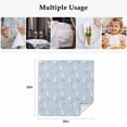 thumbnail image 5 of Easter Bunny Cloth Napkins, Spring Carrots Cute Rabbit Pink Love Heart Blue Washable and Reusable Dinner Napkins Set of 4, Table Napkin for Kitchen Party Birthday Wedding Hotel Housewarming 20"x20", 5 of 9
