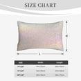 thumbnail image 6 of Balery Glitter Light Pearl Pillow Covers,Bed Pilowcases,Reversible Plush Throw Pillow Covers End Pillow Encasement,Pillow Case - 16"X24", 6 of 9