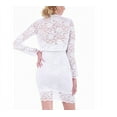 thumbnail image 4 of InstantFigure Two-Piece Short Lace Dress Matching Lace Jacket 157693, 4 of 11