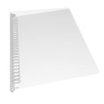 thumbnail image 2 of 26-Rings Ring Binder, B5 Size Folder, Can Filler B5-26 Holes Paper Folder (B5, White), 2 of 4