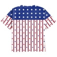thumbnail image 4 of Pimfylm July 4th Shirts for Men Big and Tall Freedom Washed USA Flag Patriotic T-Shirts(White,XXL), 4 of 5