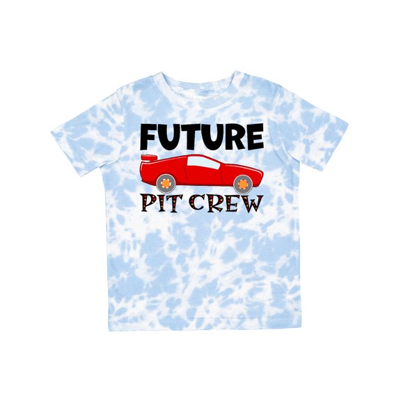 Inktastic Future Pit Crew Red Race Car Boys or Girls Toddler T-Shirt