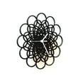 thumbnail image 5 of Ardeola - Rings Black - 16 in Analog Battery-Powered Traditional, Classic, Modern Retro 70s and 80s Wall Clock, 5 of 9