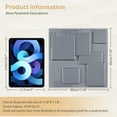 thumbnail image 2 of FLOLEOPA 30 Pack Decorative 3D Wall Panels, 29 Sq.Feet PVC Interior Wall Décor, 11.8"x11.8", Gray, 2 of 6