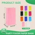 thumbnail image 2 of Uxcell Party Favor Paper Bags Kraft Paper Goodie Gift Bags for Wedding Birthday Pink 7.1x2.4x3.5 inch, 2 of 6
