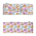 thumbnail image 2 of Wukai Donuts and Coffee Print Baby Bow Headband for Newborn Infant Baby Toddler Girls, 2 of 5
