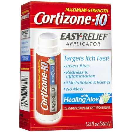 Cortizone 10 Easy Applcto Size 1.25z Cortizone 10 Easy Relief Applicator With Healing Aloe 1.25oz