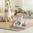 thumbnail image 3 of Automatic Dog Food & Water Dispenser - Large Capacity 27x25x21cm, Dry Wet Separation, 10-Day Supply, Removable & Washable, Transparent Window, Stable Base for Cats & Small Dogs, 3 of 5