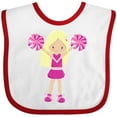 thumbnail image 3 of Inktastic Cheerleaders, Cute Girl, Blonde Hair, Cheerleading Girls Baby Bib, 3 of 4