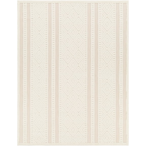 Artistic Weavers Cream 7' x 9' Indoor/Outdoor Rectangle Area Rug