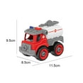 thumbnail image 4 of Car Children‘s Simulation Engineering Vehicle Green Disassembly And Assembly Sanitation Vehicle Boy Model Toy Car Screw Combination Gifts, 4 of 7