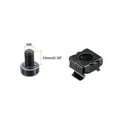 thumbnail image 2 of Uxcell Rack Mount Cage Nuts M6x10mm Mounting Screws Iron Zinc Plated with Washers, Black 10 Sets, 2 of 4