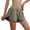 Khaki, variant on OSOLU Women Yoga Workout Shorts Athletic Running Shorts High Waist Gym Shorts Sports Soft Tummy Control Workout Athletic Gym Bottoms Blue XXL