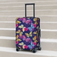 thumbnail image 4 of Cauagu Paint Butterflies Print Travel Luggage Cover,Travel Dust-proof Suitcase Cover Softside Suitcase Protector for 18-32inch,Not Included Suitcase, 4 of 8