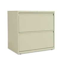 Alera 2 Drawers Lateral Steel Lockable Filing Cabinet, Putty