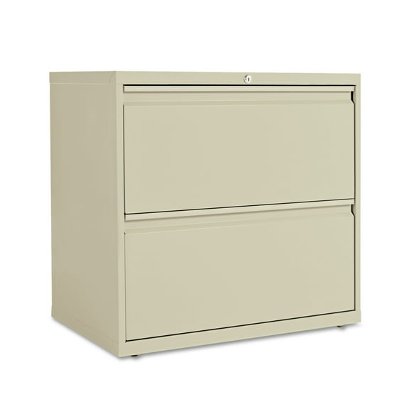 Alera 2 Drawers Lateral Steel Lockable Filing Cabinet, Putty