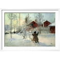 thumbnail image 2 of The Farmhouse and Washhouse, Scenic Seasons Framed Art Print Wall Art by Carl Larsson Sold by Art.Com, 2 of 6