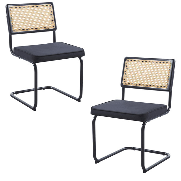 Set 2 Sillas de Comedor Metalicas de Diseño