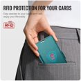 thumbnail image 5 of CaseMe Leather For Samsung Galaxy Z Fold8 Ultra 5G Wallet Case with RFID Blocking, Card Holder Magnetic Clasp Kickstand Folio Case,Green, 5 of 12