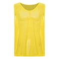 thumbnail image 3 of YONGHS Débardeur en Résille pour Hommes Débardeur Sans Manches Sport Jaune L, 3 of 7