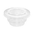 thumbnail image 3 of Karat 92mm PET Plastic Flat Lids - No Hole - 1,000 ct, 3 of 10