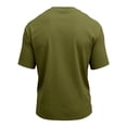thumbnail image 4 of BOMYJESK 250 Anniversary USA Shirt Mens 1776 Red White Blue Star Stripes T-Shirt American Flag Freedom Shirt Oversized 4th July Summer Top Army Green M, 4 of 4