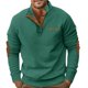 thumbnail image 1 of Spring And Autumn Men's Standing Collar Sweatshirt Is Outdoor Casual Sweaters Tops 2XL, 1 of 9