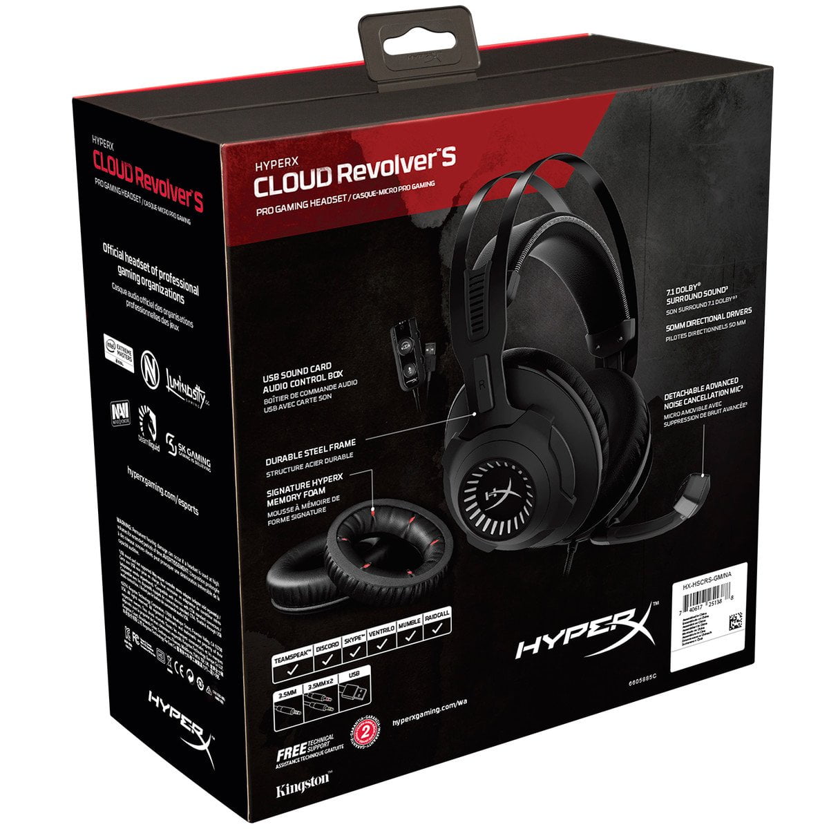 HyperX Cloud Revolver S Gaming Headset with Dolby 7.1 Surround 