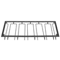 thumbnail image 1 of Hanging Stemware Holder for Kitchen Sitting Room, Durable Metal Frame Wine Glass Rack, Easy Install Under Cabinet, Classic Black Finish, Space Saving for Multiple Glass Types, 1 of 5