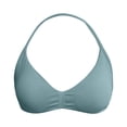 thumbnail image 5 of khonts,Women's Sports Exercise Running Halter Backless Yoga Gym Athletic Bras Comfortable Workout Bralettes Light Green XS, 5 of 5